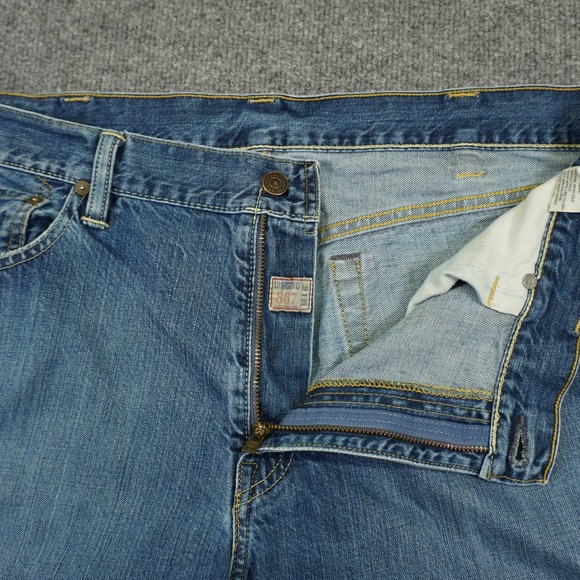 Polo Ralph Lauren Jeans Mens 38x30 Blue Classic Fit 867 Straight Medium Denim - Picture 3 of 16